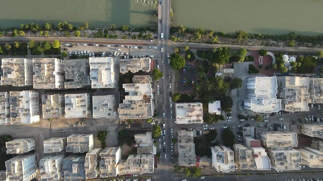 Aerial City Roof