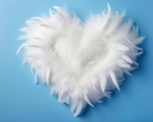 heart shaped feathers