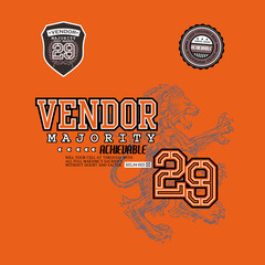 stylish typographic slogan. Vector illustrations for printed t-shirts, screen printing