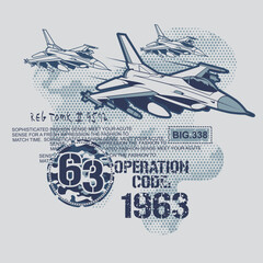 Air force fighter jet collection, vector illustration