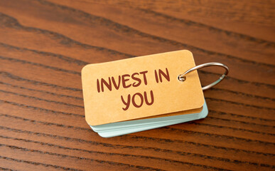 Notes invest in you. Dedicating time and resources to improve personal, professional, and financial...
