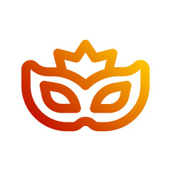 eye mask gradient icon