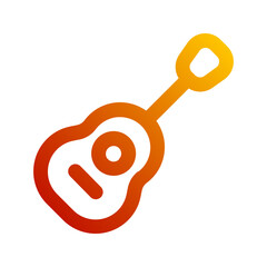 guitar gradient icon