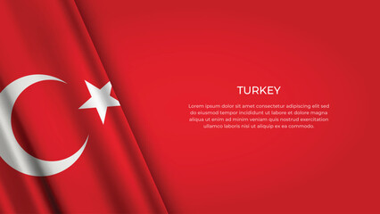TURKYIE Flag with Original color