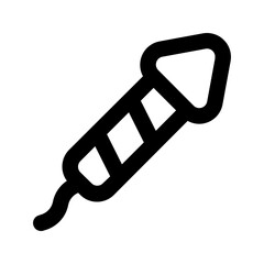 firecracker line icon