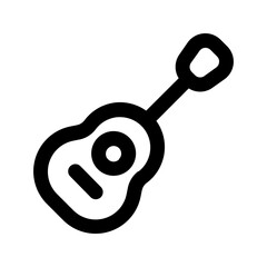 guitar line icon