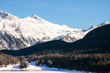 Montagna Svizzera inverno