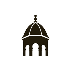 classic cupola dome icon vector