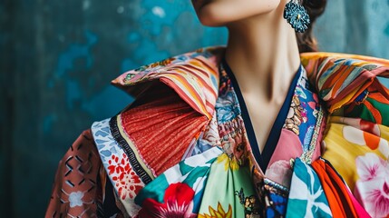 Naklejka premium fashion details, intricate design, clothing accessories, textile patterns, stylish accents