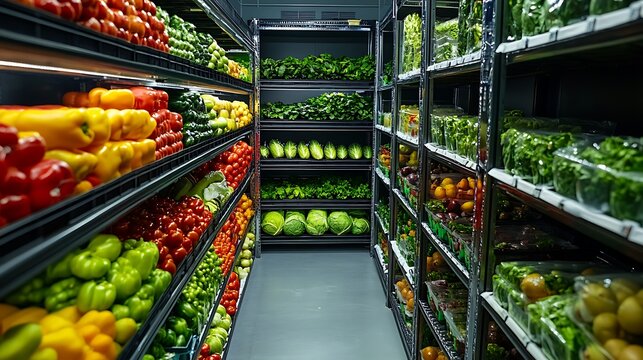 Advanced cooling systems storing perishable food products efficiently 