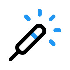 sparklers line color icon