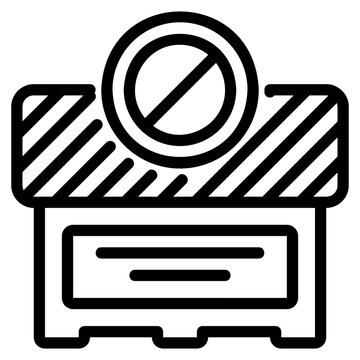 recommend clip art: Road barrier icon