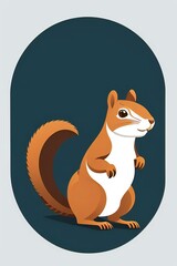 Obraz premium Squirrel Vector