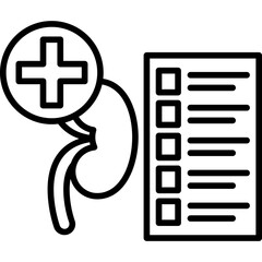 Obraz premium Kidney Health Resources Icon