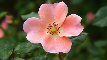 Obraz premium pink rose flower