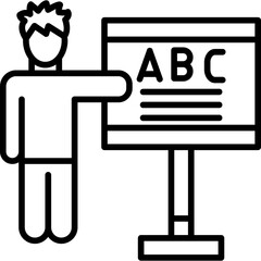 Alphabet Learning Icon