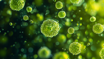 H5N1 particles biotech-background