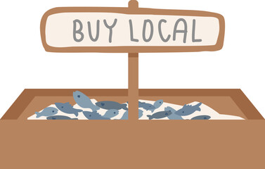 Local Shop Fish In Box