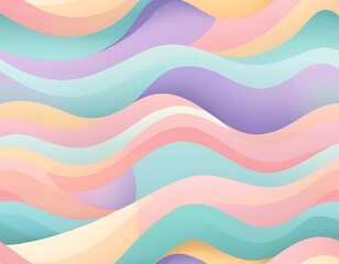 Pastel Wave Abstract Background Design