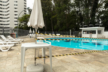 Swimming pool closed for safety reasons
