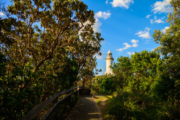 Cape Byron Lighting house, is an active heritage-listed lighthouse and now interpretative Centre, maritime museum, visitor attraction located at Cape Byron on the Far North Coast of New South Wales
