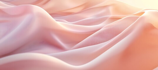 Obraz premium A gradient from soft ivory to warm rose, creating a gentle, elegant background. 
