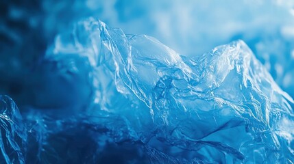 Obraz premium Abstract blue ice texture, cold, frozen, glacial.