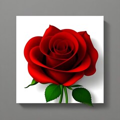 A red rose
