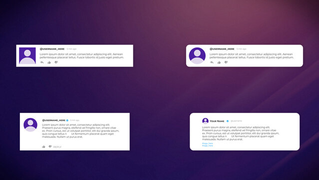 Social Media Comments