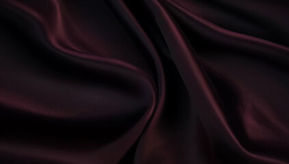 Obraz premium Luxury Silk Satin Background: Dark Gray, Burgundy, and Purple with Shiny Glitter, Elegant Drapery Folds for Romantic Holidays