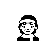 Woman with Santa Hat