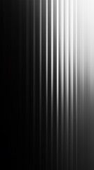 Obraz premium Abstract gradient lines from white to black on dark gray, creating a minimalist modern design with dynamic contrast and depth.