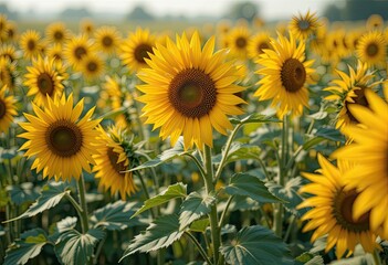 sunflowers in the field