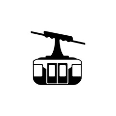 Fototapeta premium Cable Car Icon 