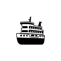 Fototapeta premium Ship Icon 