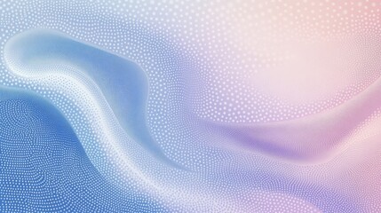Abstract Gradient Wave Pattern, Flowing Dots Design, Modern Abstract Background, Soft Blue Pink White Gradient, Digital Texture