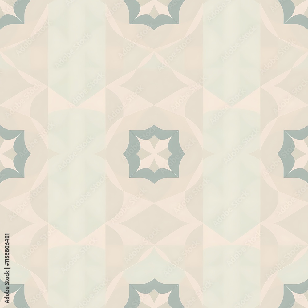 Poster seamless pastel pattern: elegant and subtle, this repeating design features a harmonious blend of so