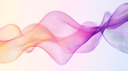 
Minimalist abstract waveforms in soft pastel gradients