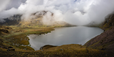 Peruvian Landscape during the Lares trail.