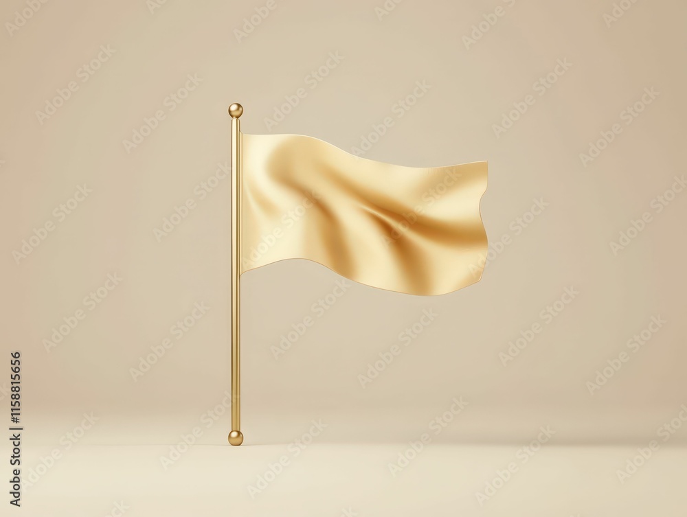 Poster 3d simplified world flag icon design with soft earth background minimalist style conceptual visualiz