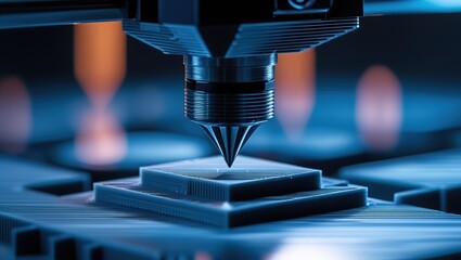 Precision Microchip Fabrication Under Blue Lighting