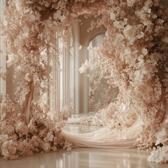 Photoshoot Backdrop Digital Backdrop | Fine Art Curtain Wall Textures for Studio Photography | Elegant Photoshoot Background and Overlay Design	
