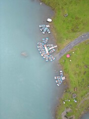 Boats in Oeschinen lake