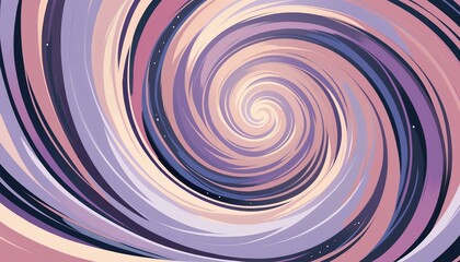 Dreamy Pastel Galaxy Swirl with Scattered Star Effects in Pink and Purple Hues