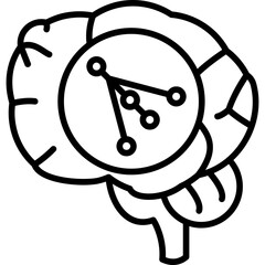 Neural Circuit Growth Icon
