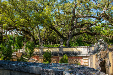 Tropical garden near the city of Miami, Florida