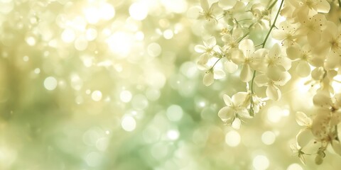 Fototapeta premium A soft, pastel abstract background featuring floral patterns and gentle colors, ideal for Women's Day celebrations