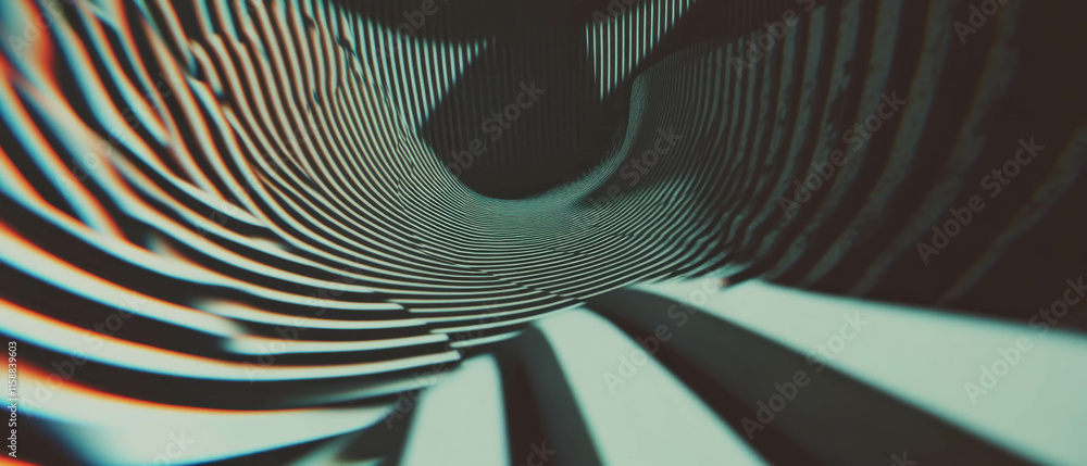Poster Captivating minimalistic lines and curves creating a dynamic abstract background design