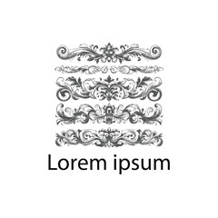 Elegant Floral Border Design
Vintage Ornamental Dividers