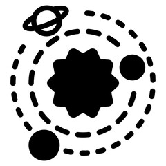Solar system icon © LUTFIX